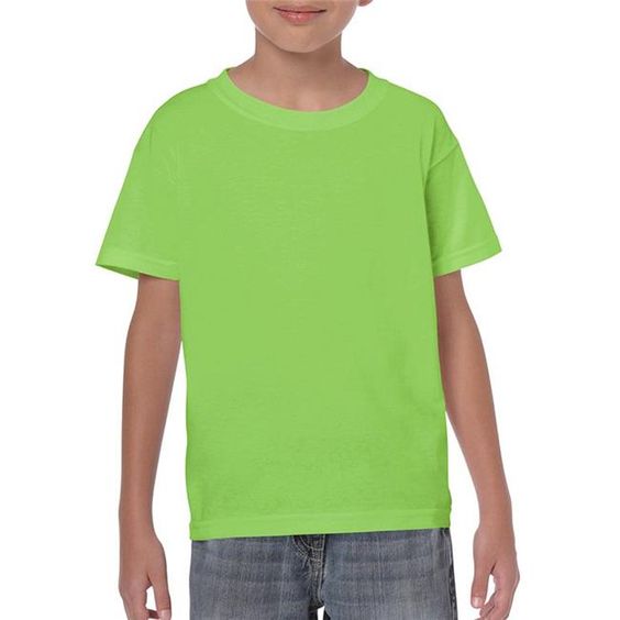 Polera de algodón verde para niños y niñas - Pack de 3